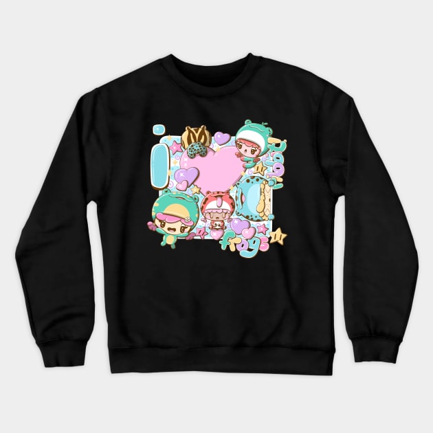 I love frogs Crewneck Sweatshirt by studiomogwai